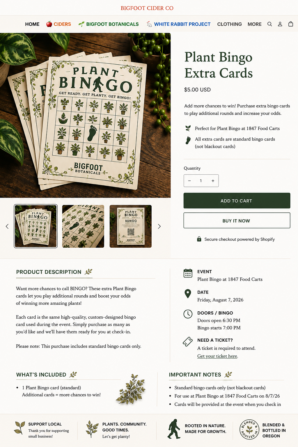 🌿 Plant Bingo - Extra Cards
