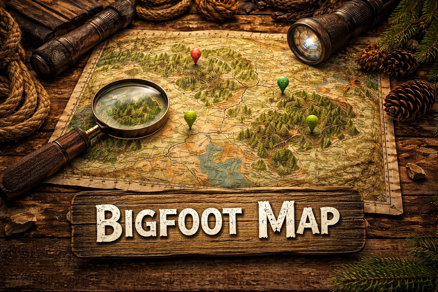 Bigfoot Map
