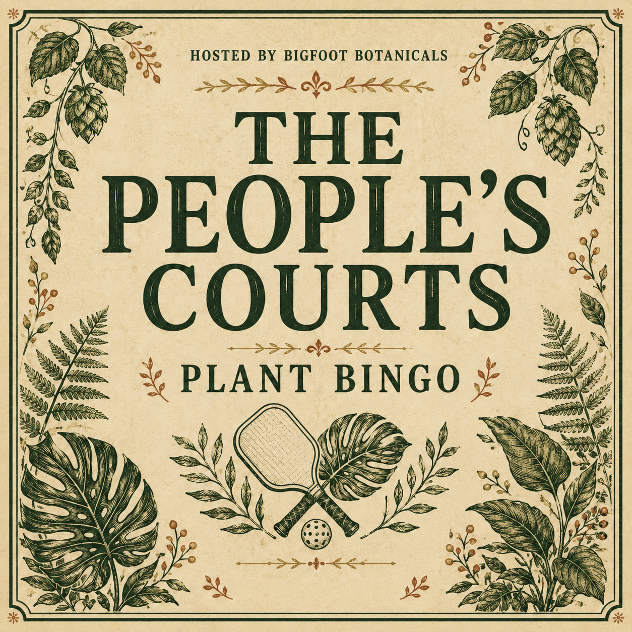 🌿 Plant Bingo at The People's Courts — September 9