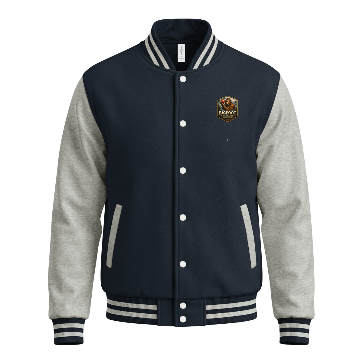 Bigfoot Cider Co. Heavyweight Premium Letterman Jacket — $150